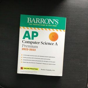 Barron's AP Computer Science A Premium 2022-2023